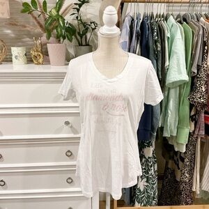 Vanderpump | Las Vegas Diamonds & Rosé Glitter Tee size XL